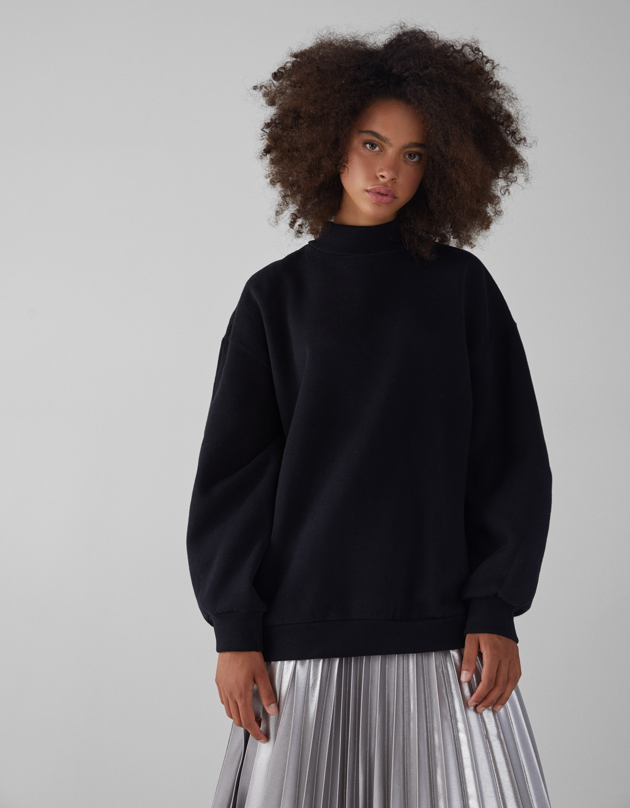 Sweatshirt femme BERSHKA - Ref 3217219 Image 31