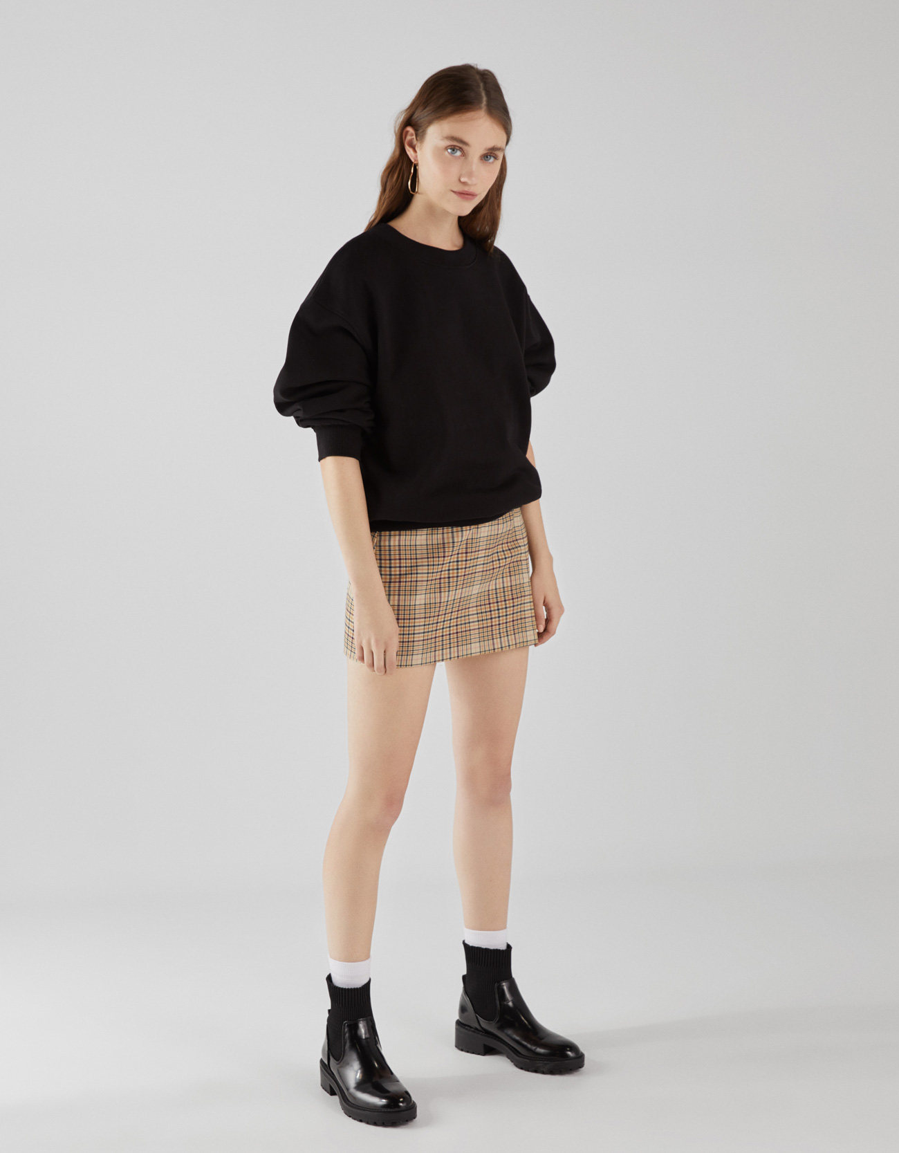 Sweatshirt femme BERSHKA - Ref 3214810 Image 42