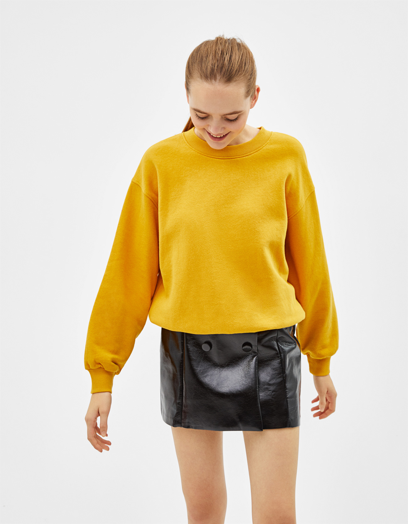 Sweatshirt femme BERSHKA - Ref 3217634 Image 41