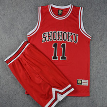Sdrevolution вышивка корзина мастер Xiangbei 11 баскетбольный костюм Liuchuan Feng баскетбольный костюм костюм красный