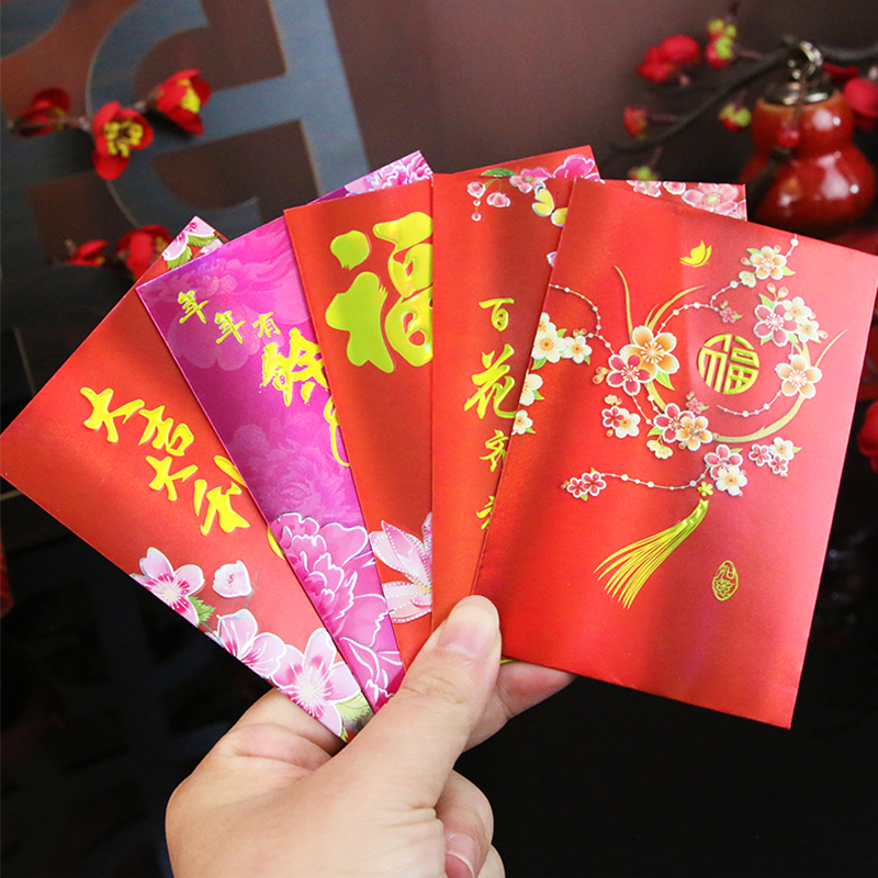 Chinese New Year Classical personality red packets Back to the ceremony General Heqing Gyeongdae Italian fine port Edition press-year-old seal is sealed