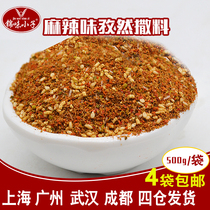 Spicy boy spicy cumin powder pepper iron plate barbecue ingredients seasoning bulk seasoning 500g