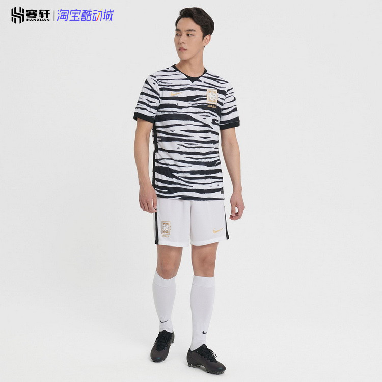 Nike Nike 2020 South Korea National Team Away Fans Football Suit Sports Jersey Short Sleeve CD0713-100