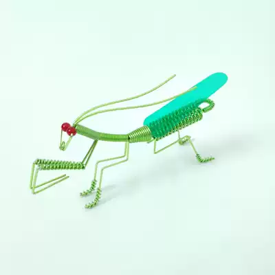 (Mantis model)Handmade aluminum wire craft gift decoration Tourist attraction souvenir Home decoration decoration pendant