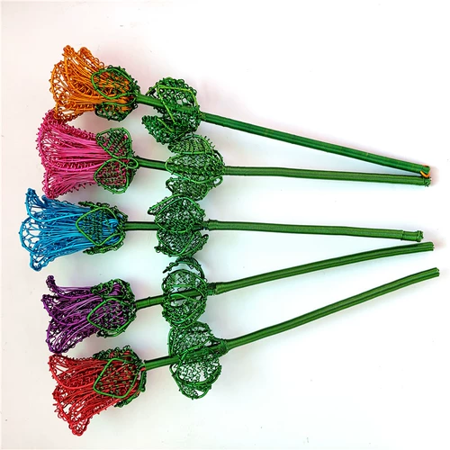 [Big Rose] Алюминиевая линия ручной работы розовая моделирование