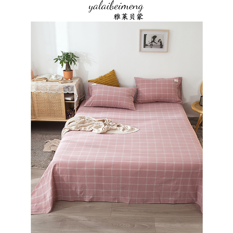 Wash cotton sheet single-piece cotton student dorm single-bed single-cotton single-bed student dorm