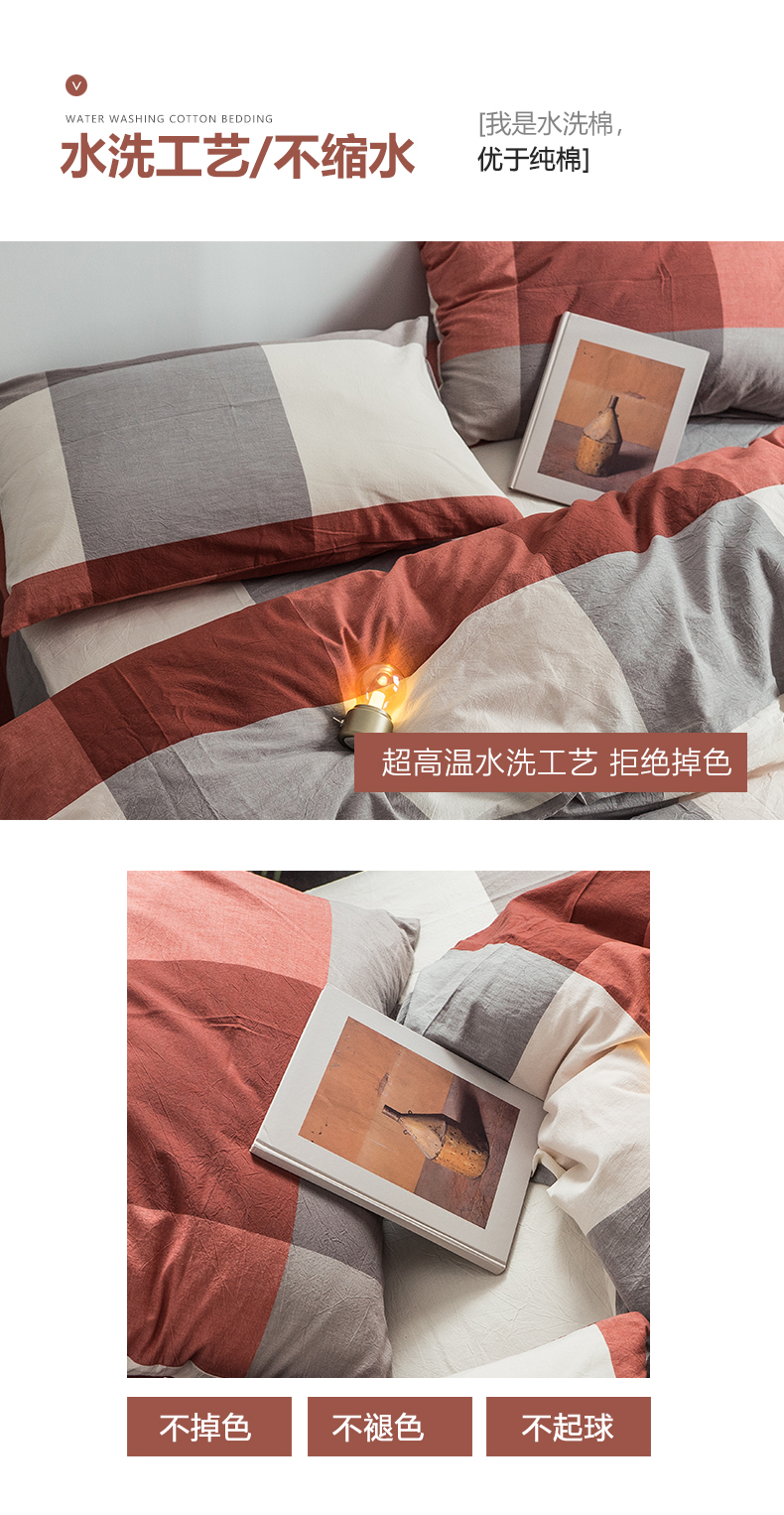 Nhật rắn rửa sạch bông gối bông gối hai lưới đơn giản 48 * 74cm duy nhất một cặp được nạp - Gối trường hợp gối lông ngỗng
