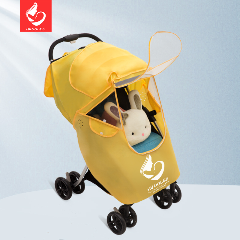 baby stroller rain cover winter baby carrier umbrella car windproof anti-rain cover BB car shade rain cover warm cover raincoat rain cape