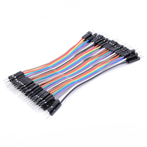 40P DuPont line male head turning public head color line transfer line Gong 10CM long 40 rows on the public bread 10CM