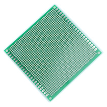 10 * 10CM sided spray tin glass fiber green oil Mighty Plate Tinned Hole Dongle with plate PCB Experiment plate thickness 1 6mm