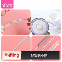 Straw brush A1P66-teapot brush tea cup mini spout straw brush kettle hard bristled small gap kitchen
