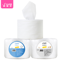 Special paper roll wash face towel Lady disposable cleansing towel beauty salon makeup remover face large roll portable Portable