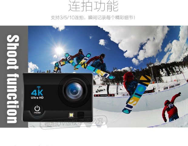 4k HD chống thấm nước thể thao camera wifi lặn dưới nước máy ảnh mũ bảo hiểm vi mini DV camera đi xe đạp - Máy quay video kỹ thuật số máy quay chuyên nghiệp
