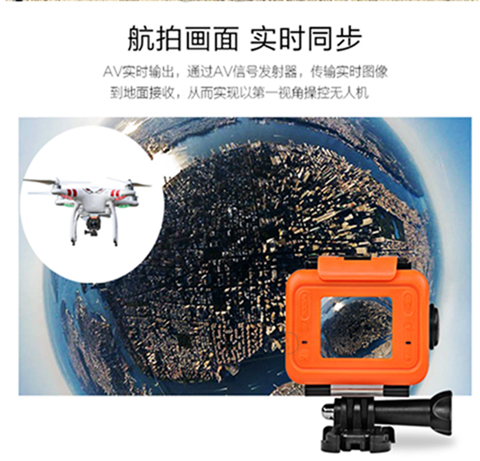 Máy ảnh nổi lặn thể thao kỹ thuật số nhìn đêm HD camera siêu nhỏ đầu nhà mini trên không DV