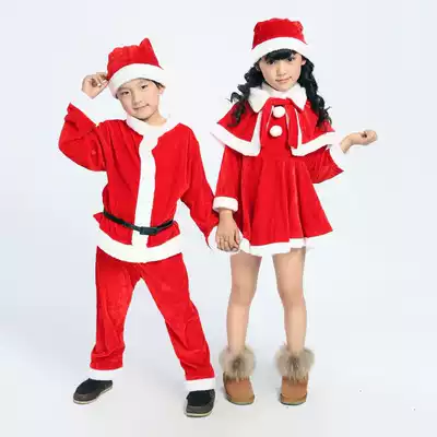 Christmas decorations, Children's Christmas clothes, Children's Christmas clothes, Children's Christmas dress-up suit Q