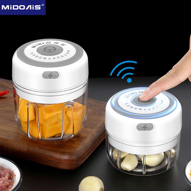 Kitchen small tool Press Garlic electric mini-wringing garlic Meat Whipped Garlic Household Whiter Garlic Accessory Food Machine Lagarlic