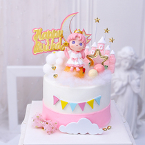 Wish boy girl crown little prince little princess cake decoration baby birthday one year old dessert table dress up