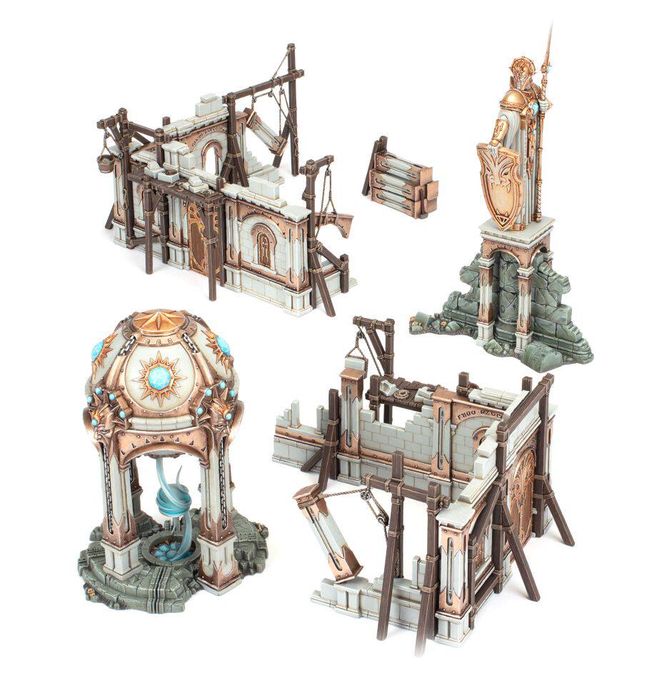 Combat Hammer AOS Terrain Terrain Board Agle of Sigmar Extréis Starter Set