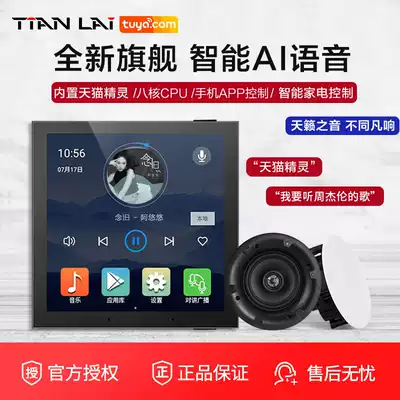 Tuya Tmall Elf smart home home background music host audio set 86 type Android voice Bluetooth
