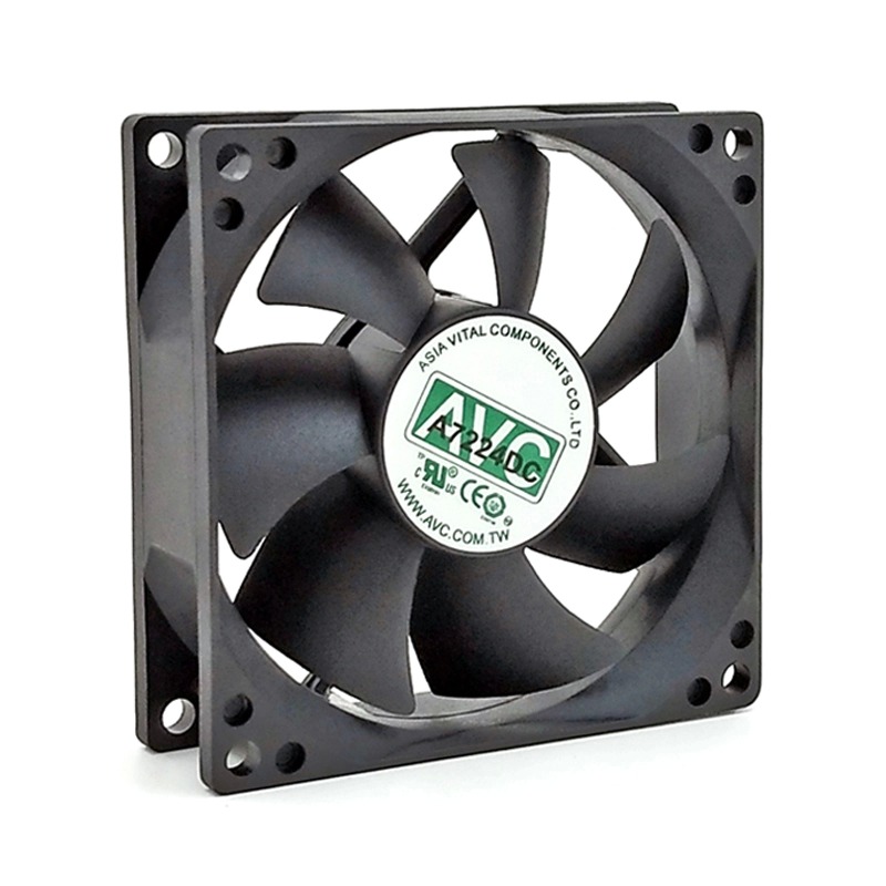 AVC ultra silent 9025 desktop computer case fan 4-pin temperature-controlled throttle 9cm power fan CPU radiator