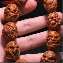 Small party member Su Gongs new evil monk born to death pure handmade fine olive core 2 0 old iron core personalized bracelet