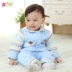 Hộp quà sơ sinh cotton quần áo cotton quần áo trẻ em phù hợp với trẻ sơ sinh trăng tròn bé bông cung cấp mùa thu và mùa đông