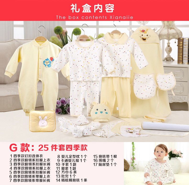 Coffret cadeau pour nouveau-né - Vêtements + Fournitures - Ref 1954511 Image 26