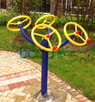 Outdoor fitness equipment Double shoulder joint trainer Square fitness equipment Park outdoor sports fitness path