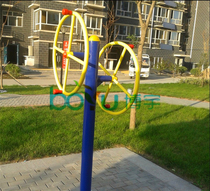 Park fitness equipment Double big runner Community square Outdoor fitness equipment Outdoor path custom accessories