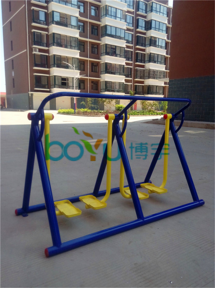 Outdoor path single double walking machine space walker buried double walking machine elderly fitness equipment
