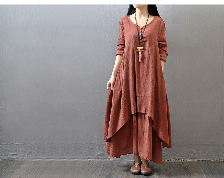 Robe femme en Coton et lin - Ref 3327269 Image 25