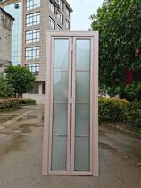 Bathroom Door Toilet Door Bathroom Door Small Folding Aluminum Alloy Kitchen Invisible Interior Wardrobe Balcony Glass Customization