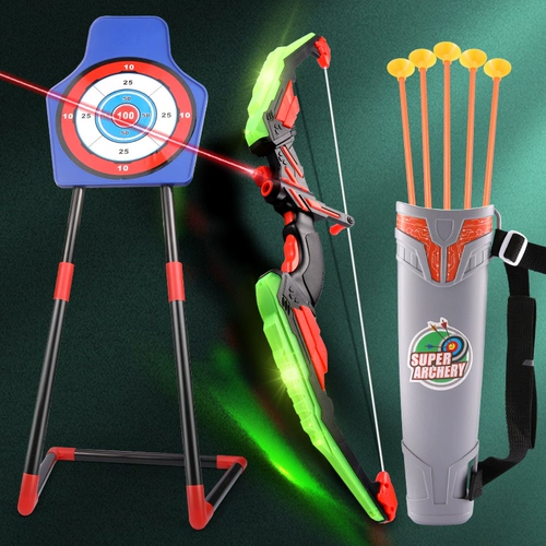 Детский лук и стрелы, игрушка для мальчиков, пластиковый комплект для детского сада, стрельба из лука, 3 лет, подарок на день рождения