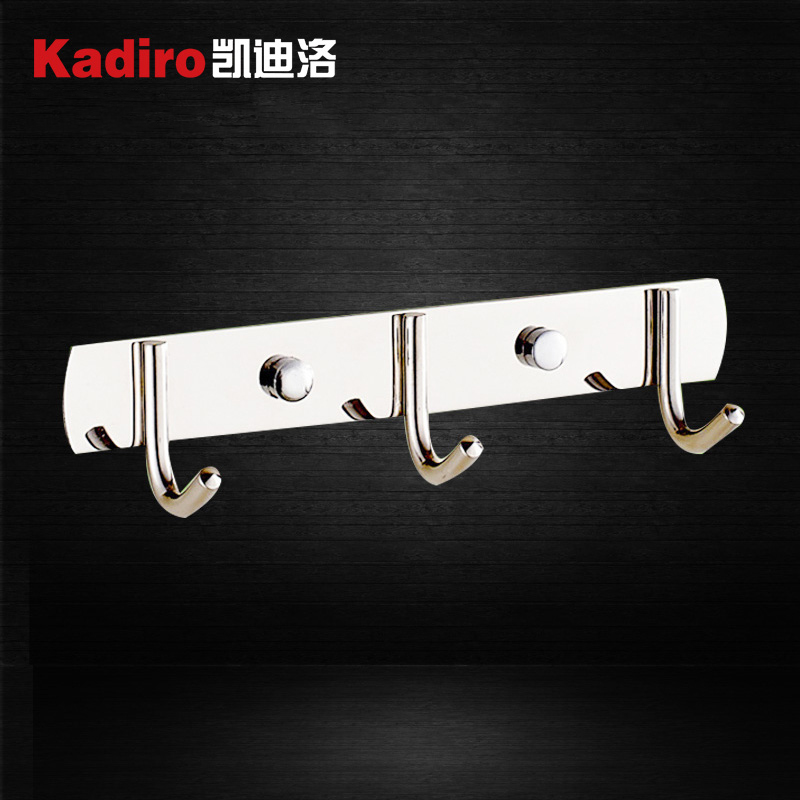 304 stainless steel hanging hook Coat hook Clothes kitchen bathroom towel toilet hook row hook Wall hanging wall