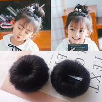 Parent-Child children adult ball head wig flower bud wig female Hairband curler baby hair bag fluffy headdress