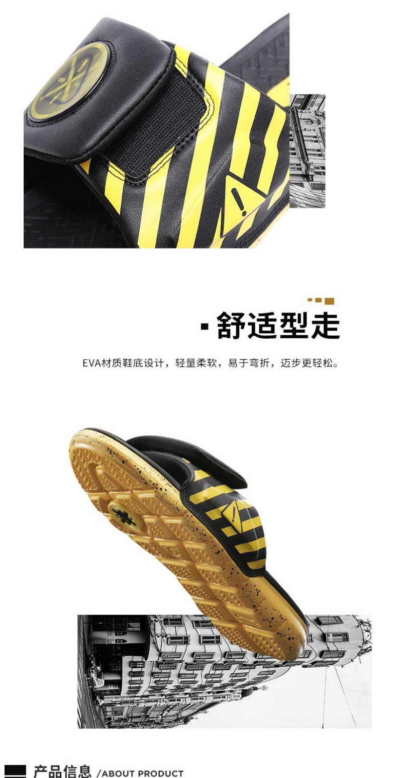 Li Ning dép nam Wade way 2019 hè mới giày nam xu hướng nhẹ dép sandal thể thao dạ quang - Dép thể thao dép cao su