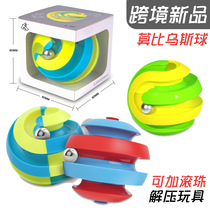 Fingertip Decompression God new peculiar Ball Deformation Orbital Magic Ball Mobius Top Palm Decompressed Toy