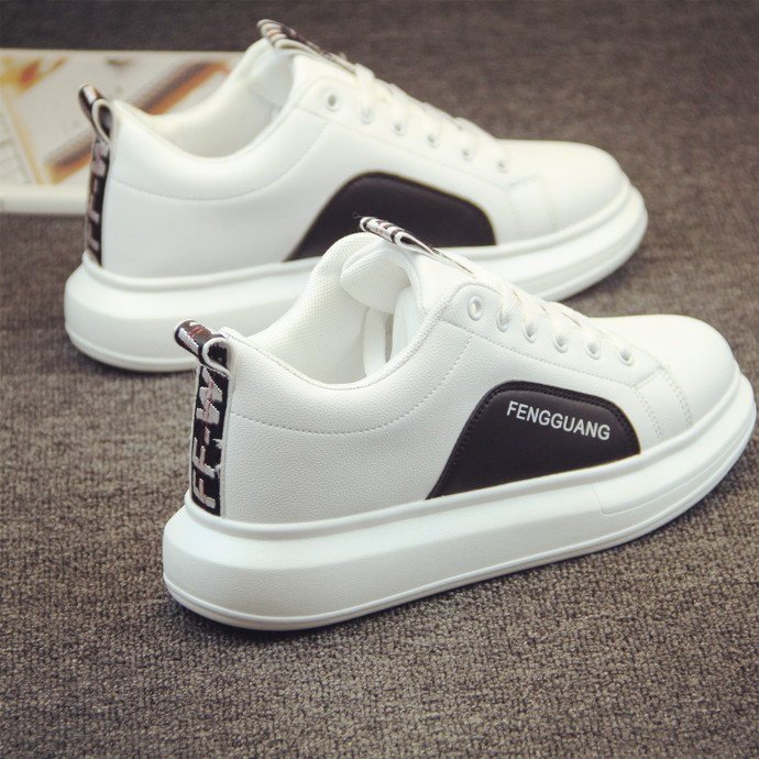 Men's shoes 2019 new small white shoes men and Korean casual shoes white slap shoes men and tide shoes students winter shoes