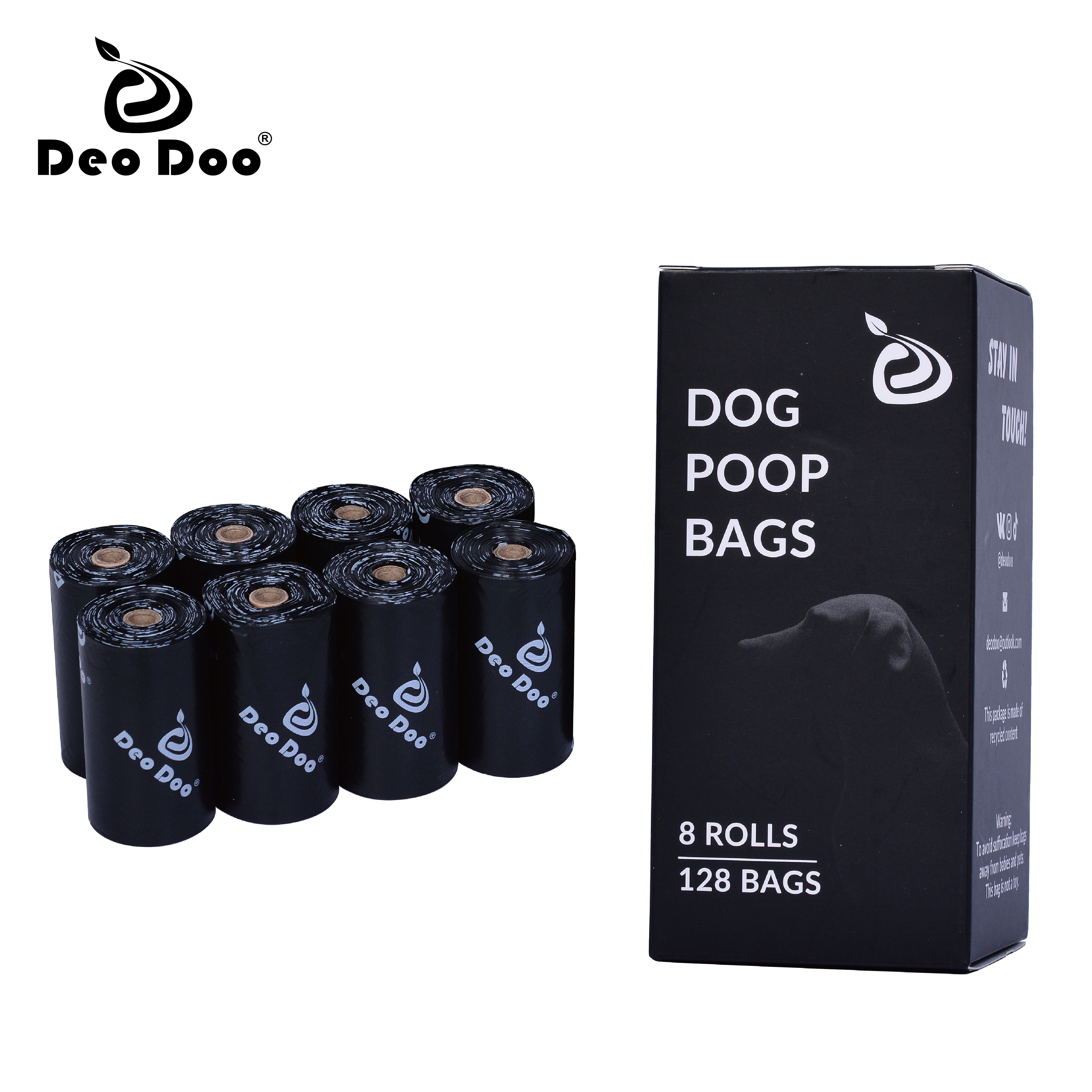 Deo Doo dogs ten poo bags Cat Shit Bag Trash Bags Pet Pick-up Bags Black Dog Poop Bags CAKE TURGER BAGS-TAOBAO