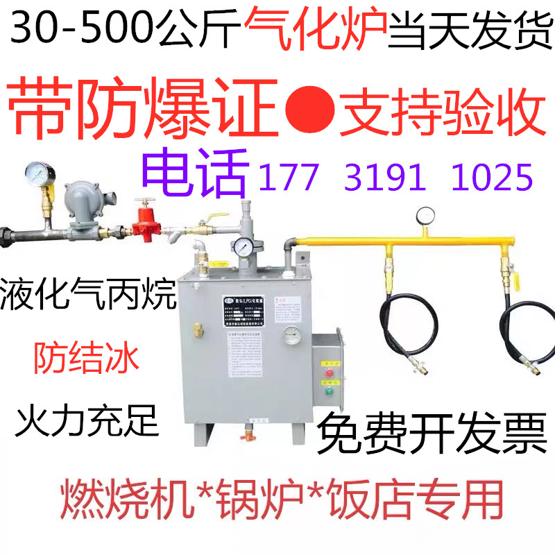 Liquefied gas gasifier gasifier Zhongbang explosion-proof LPG petroleum gas propane commercial heater furnace vaporization furnace