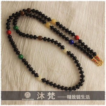 Thai Amulet Necklace Made of High-Density Natural Loach-Back Coconut Shell, Amulet Necklace for Men and Women, Fashionable for Both Men and Women