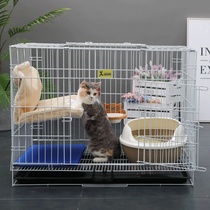 Dog cage Cat Cage Villa Indoor Medium Medium With Toilet Cat House Kitty Cage Home Small Dog Pet Supplies