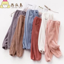 【秋冬新款】儿童束脚松紧腰珊瑚绒暖暖裤