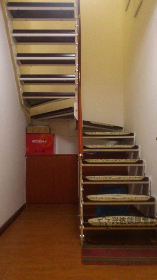 Stairs Real Pat Double Beam Stairway Manufacturer Customised Home Steel Wood Stairs Double Beam Single Board Stairs Integral Stairs