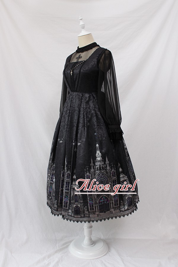 Alice cô gái ban đầu mới đơn giản và thanh lịch tối qua nhà thờ gothic jsk váy đuôi cá
