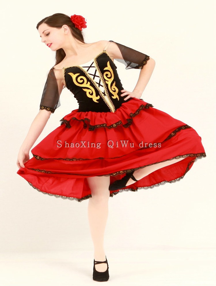 2019 Spanish style costume adult bullfighting character dance skirt