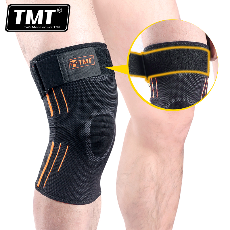 TMT knee sports men and women basketball running thin summer semi-moonboard injury professional equipment fitness gear