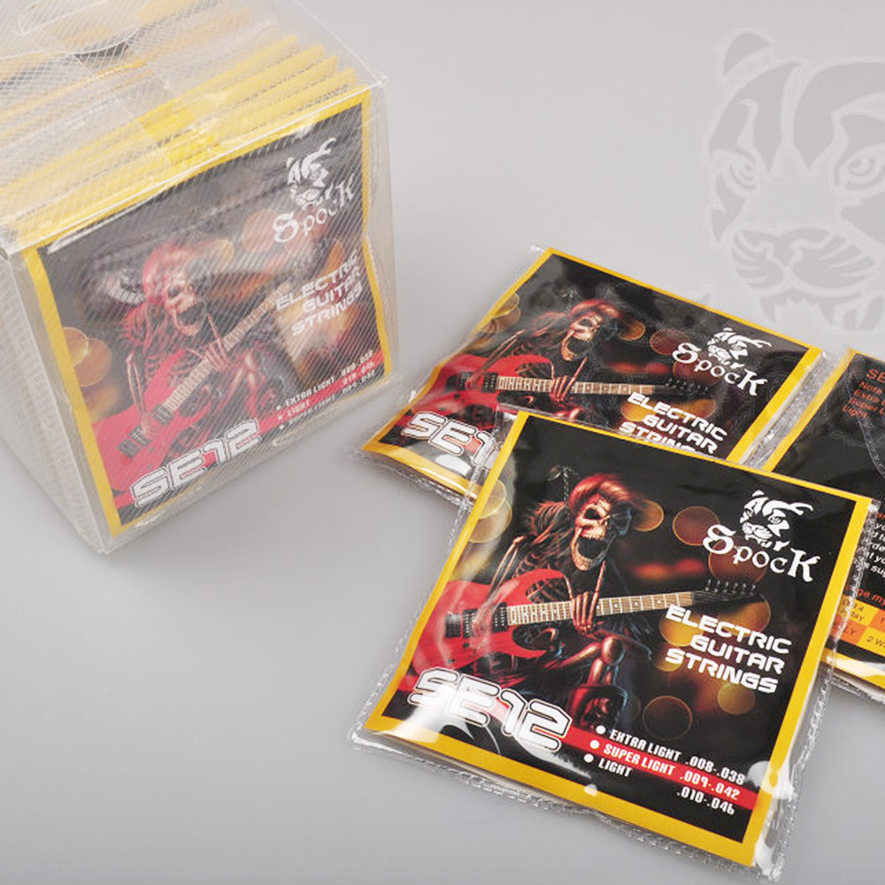 Hong Kong Spock nickel plated electric guitar strings 009 Imports high carbon steel Core strings Quality High toughness anti-rust not easy to break