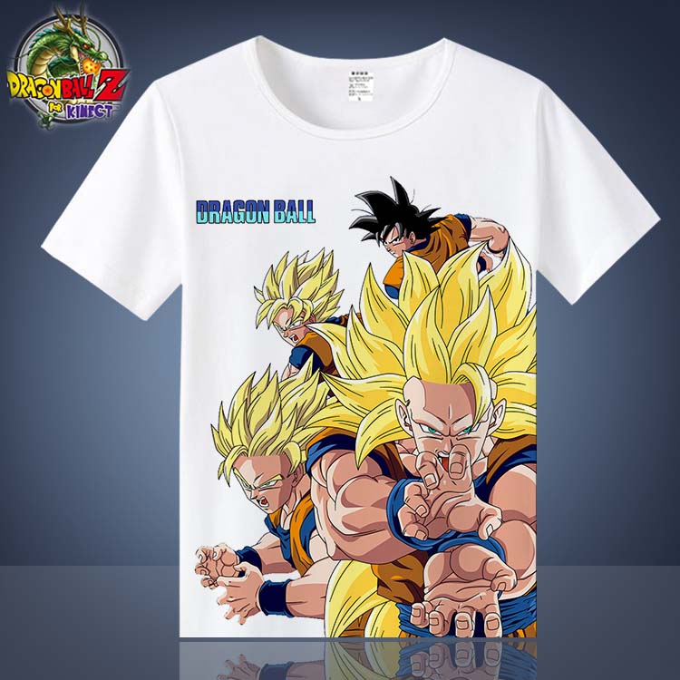 Dragon Ball Sun Wukong Rùa Fairy Super Saiyan Phim hoạt hình Nhật Bản ngắn tay áo phông anime xung quanh quần áo hình sticker đồ ăn