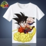 Dragon Ball Sun Wukong Rùa Fairy Super Saiyan Phim hoạt hình Nhật Bản ngắn tay áo phông anime xung quanh quần áo hình sticker cute